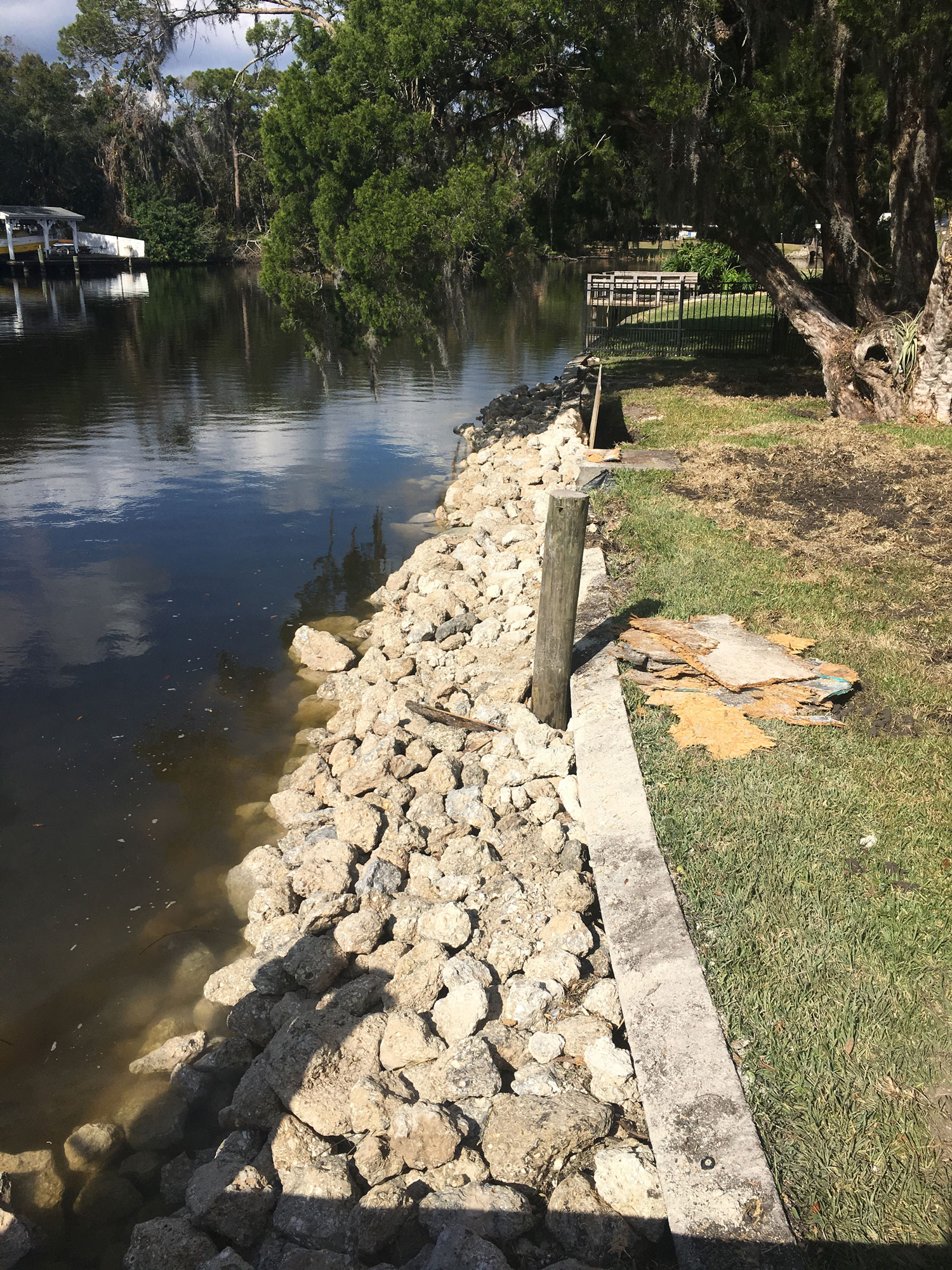 Seawall Under Construction - Trident H2O
