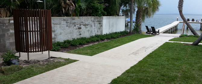 Paved walkway - Trident H2O