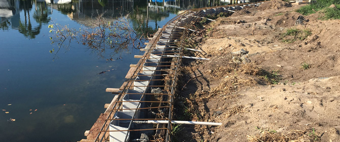 Seawall Construction - Trident H2O